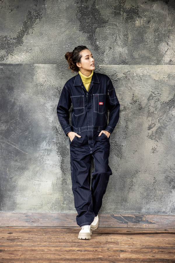 Ｄｉｃｋｉｅｓ®　CORDURA®デニムつなぎ服【A】